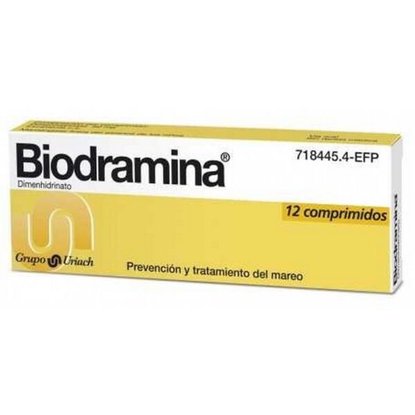 Biodramine 50 MG 12 Tablets