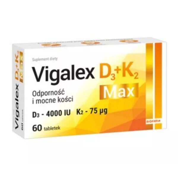 Biofarm Vigalex D3 + K2 Max 60 tablets