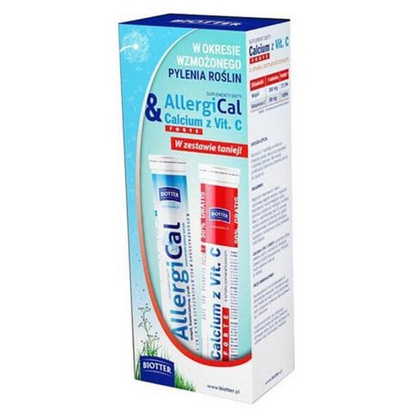 Biotter Kit allergic + Calcium with Vit. C Forte 2x20 tabl