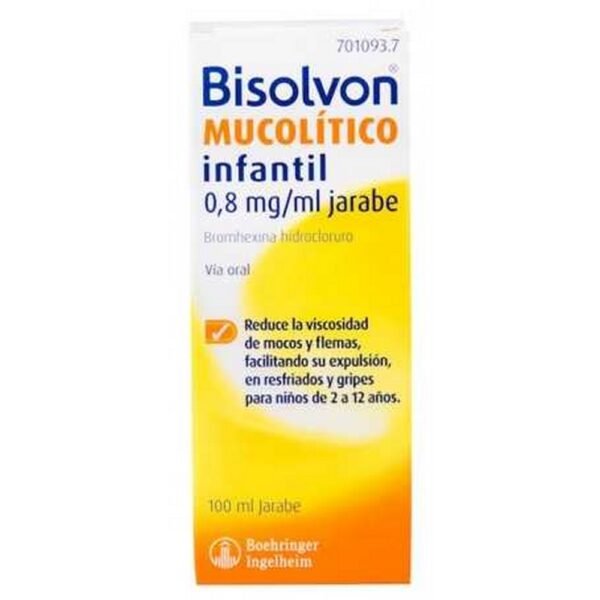 Bisolvon Mucolytic Children's 0.8 MG/ML Syrup 100 ML