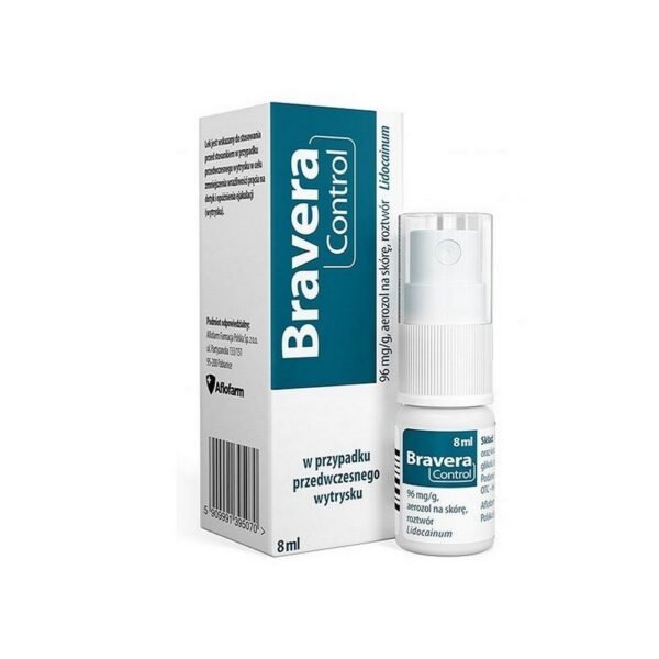 AFLOFARM Farmacja Polska Sp. z o. o.,Bravera Control Skin Aerosol Solution 96Mg/G 8ml,Bravera Control Aerozol Na Skórę Roztwór 96Mg/G 8ml