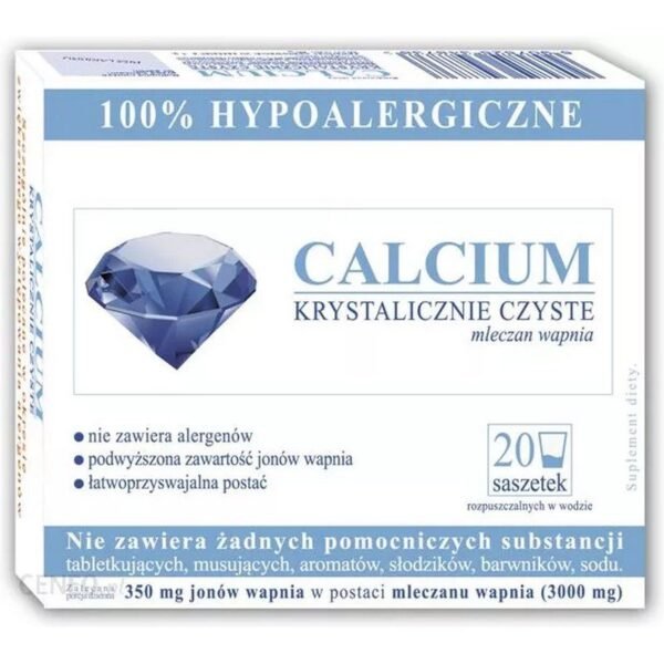 Calcium crystal clear 20 sachets