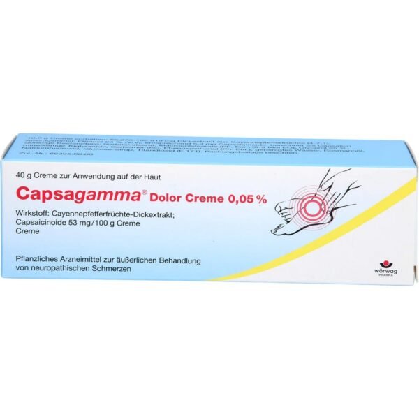 Capsagamma Dolor cream, 40g