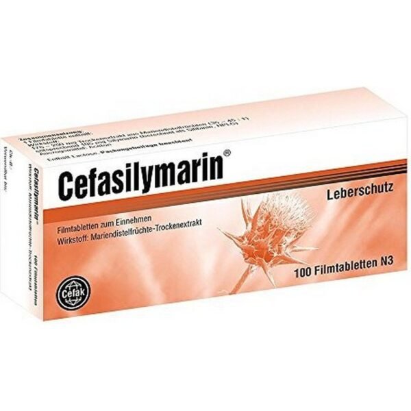 Cefak Cefasilymarin film-coated tablets, 100 pieces