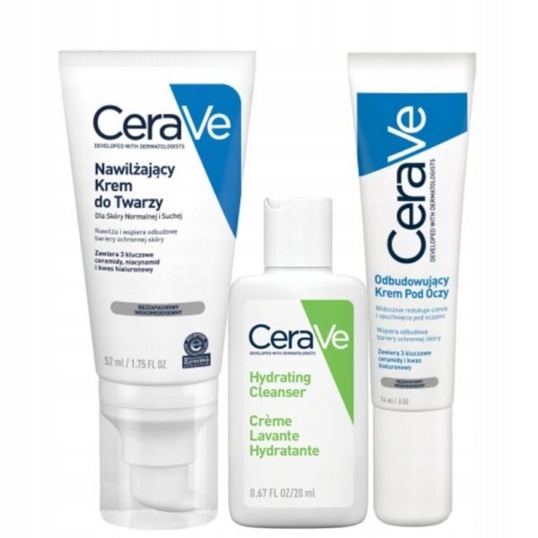 L'Oreal,CeraVe Eye Cream 14g + Moisturizing Face Cream 52ml,CeraVe Krem pod oczy 14g + Krem Nawilżający do Twarzy 52ml