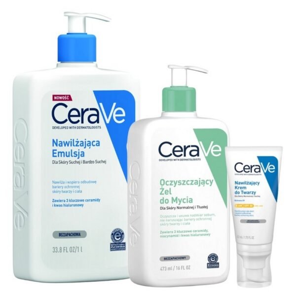 L'Oreal,CeraVe Face Cream SPF 30 52ml + Cleansing Washing Gel 473ml,CeraVe Krem do Twarzy SPF 30 52ml + Oczyszczający Żel do Mycia 473ml