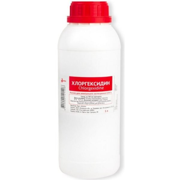Chlorhexidine bigluconate solution 0.05% external, 1000 ml