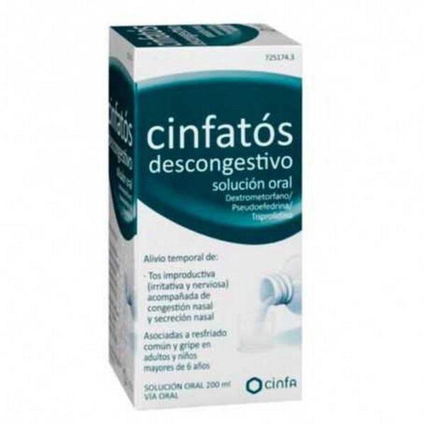 Cinfatos Decongestant Oral Solution 1 Bottle 200 ML