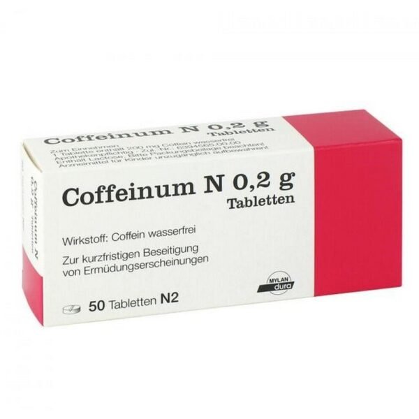 COFFEINUM N 0.2 g tablets, 50 pcs