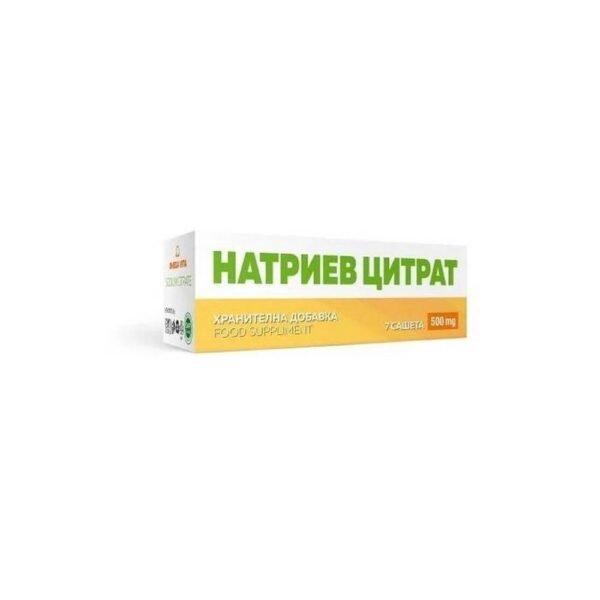 Cytrynian sodu, 500mg, 7, Натриев цитрат