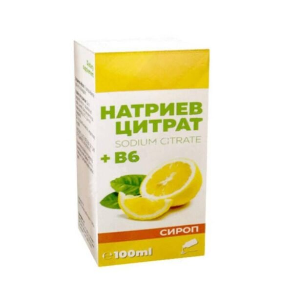 Cytrynian Sodu i Witamina B6, 100ml, Натриев Цитрат и Витамин B6