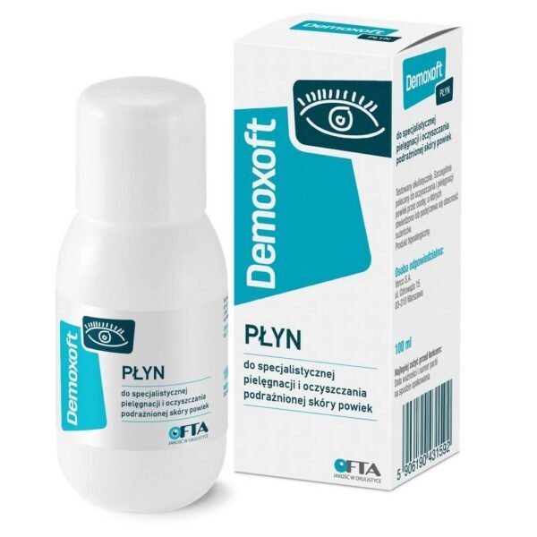 Demoxoft, liquid for care and cleaning of irritated eyelid skin, 100 ml