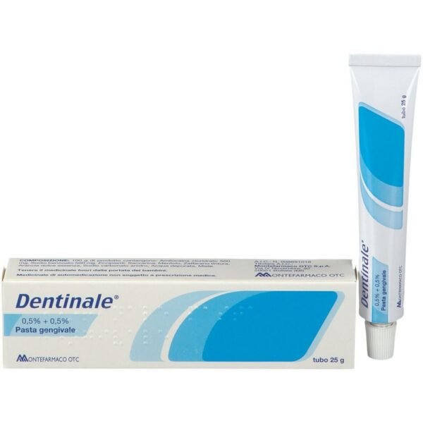 Dentinal Gum Paste 25g,Dentinale Pasta Gengivale 25g,MONTEFARMACO OTC SPA