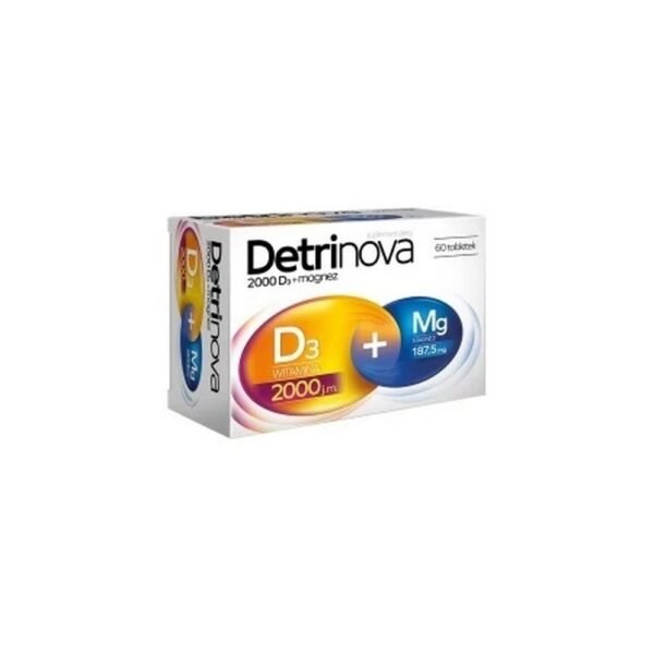 Detrinova 2000 D3 + Magnesium 60 tablets