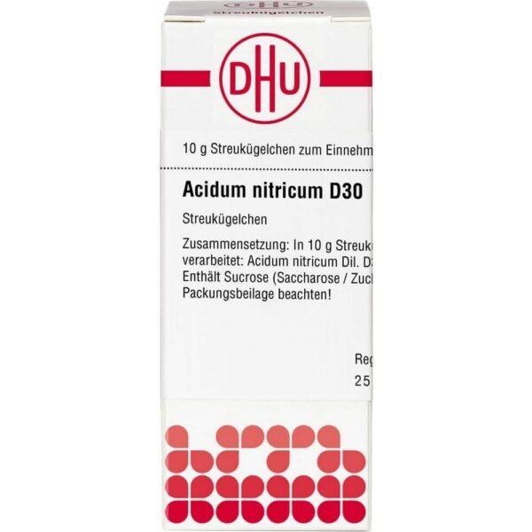 DHU Acidum Nitricum D30 globules, 10g