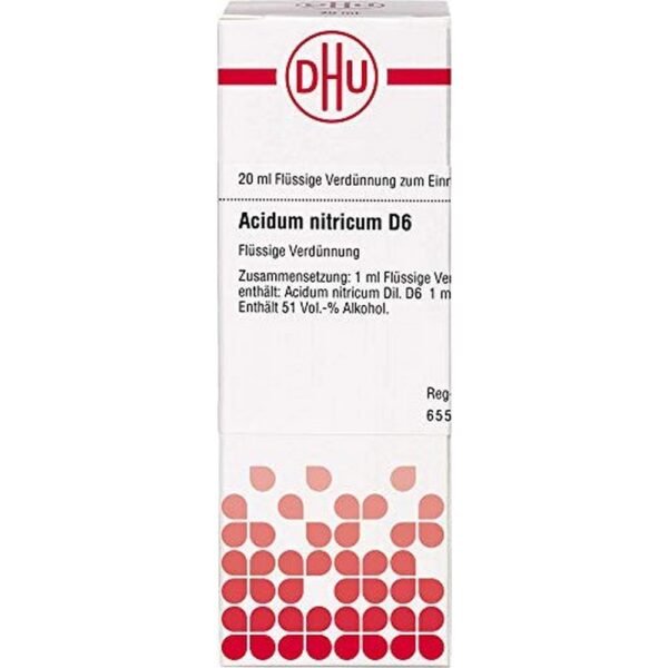 DHU Acidum Nitricum D6 globules, 10g