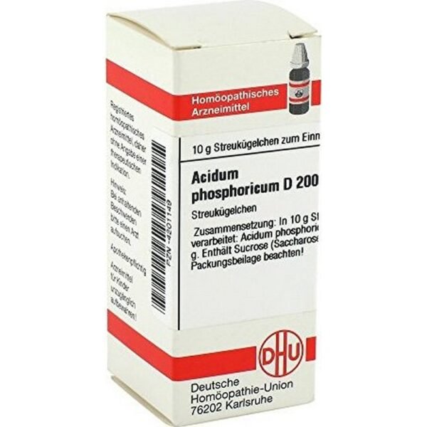 DHU Acidum Phosphoricum D200 globules, 10g