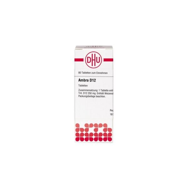 DHU Ambra D12 tablets, 80 pieces