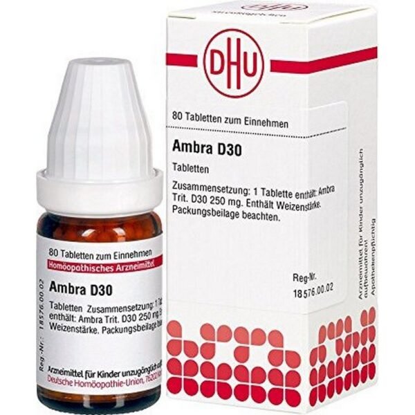 DHU Ambra D30 tablets, 80 pieces