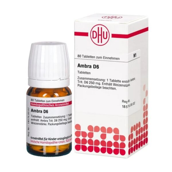 DHU Ambra D6 tablets, 80 pieces