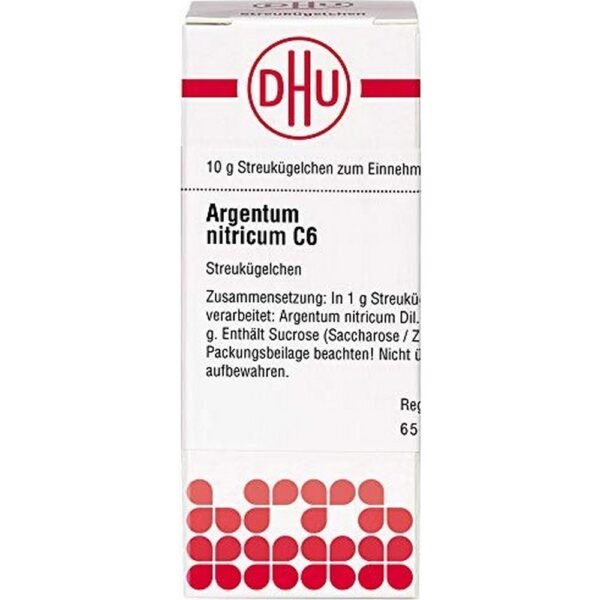 DHU Argentum Nitricum C6 globules, 10g