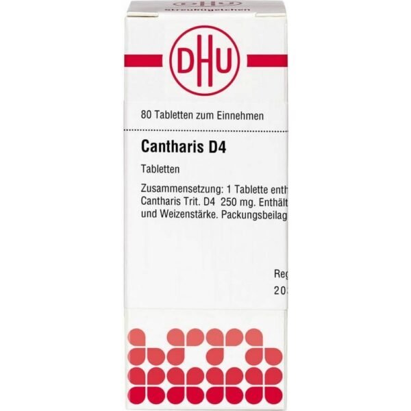 DHU Cantharis D4 tablets, 80 pieces