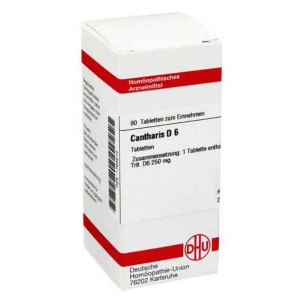 DHU Cantharis D6 tablets, 80 pieces
