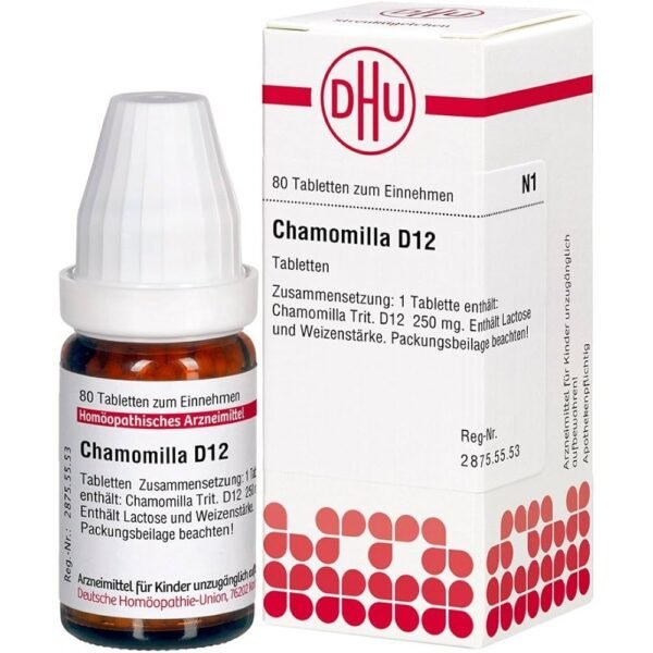 DHU Chamomilla D12 globules tablets, 80 pieces
