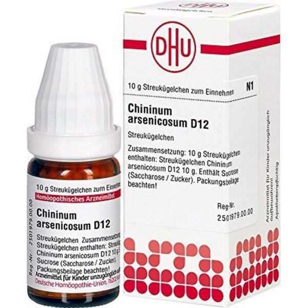 DHU Chininum Arsenicosum D12 Globules, 10g