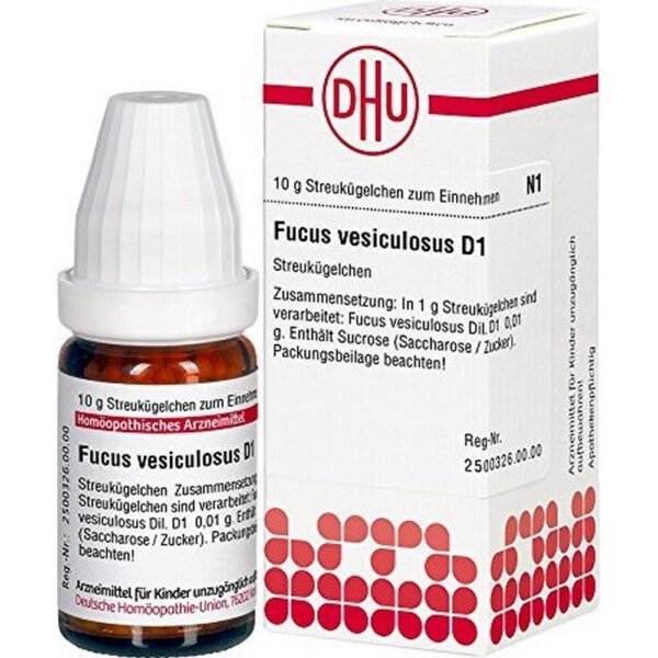 DHU Fucus Vesiculosus D1 Globules, 10g