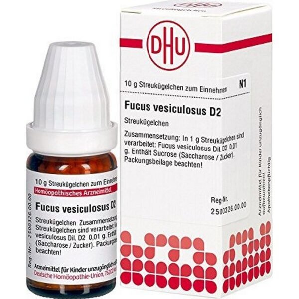 DHU Fucus Vesiculosus D2 Globules, 10g
