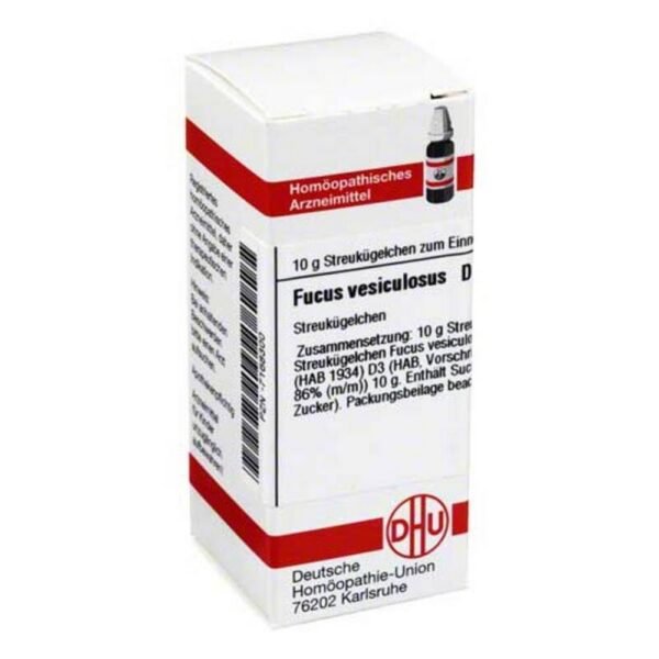 DHU Fucus Vesiculosus D3 Globules, 10g