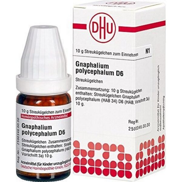 DHU Gnaphalium Polycephalum D6 globules, 10g