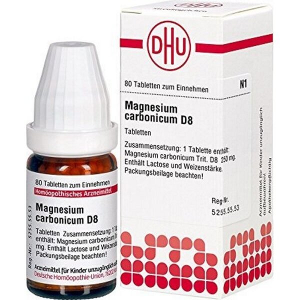 DHU Magnesium carbonicum tablets D8, 80 pieces