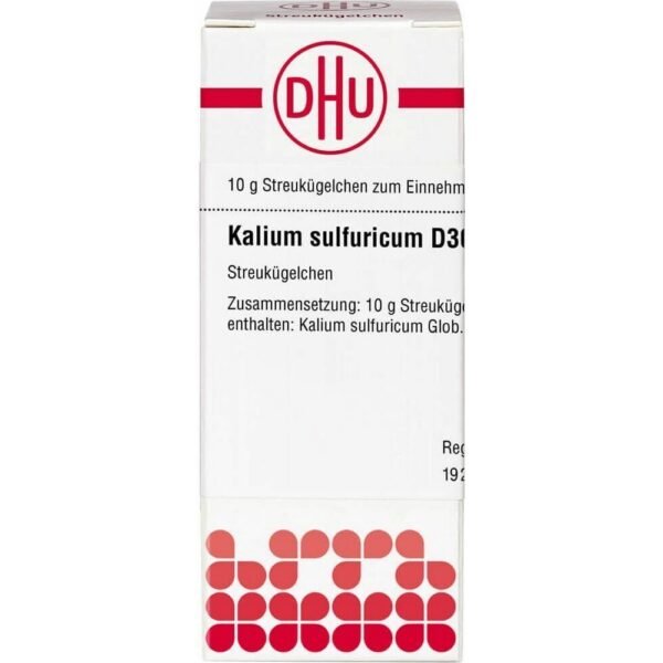DHU potassium sulfuricum D30 globules, 10g