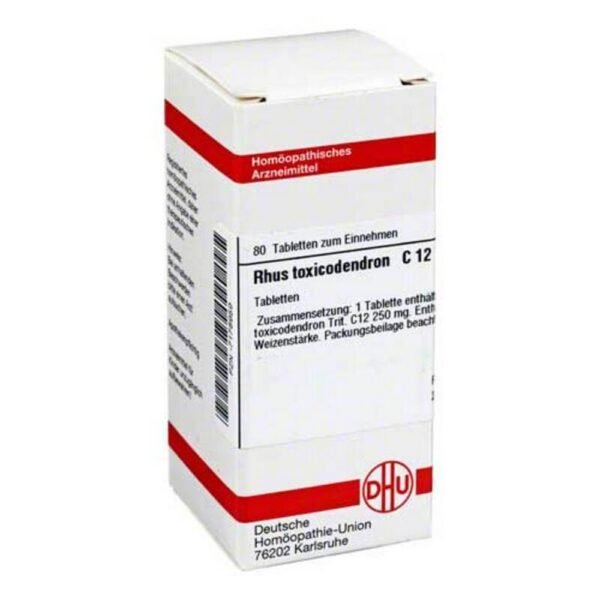 DHU Rhus toxicodendron C12 tablets, 80 pieces