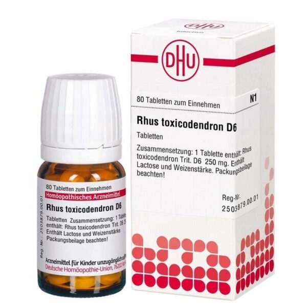 DHU Rhus toxicodendron D6 tablets, 80 pieces