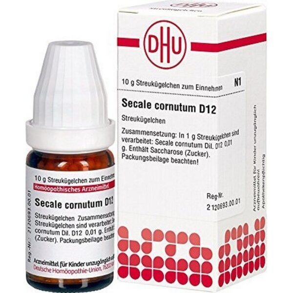 DHU Secale Cornutum D12 globules, 10g