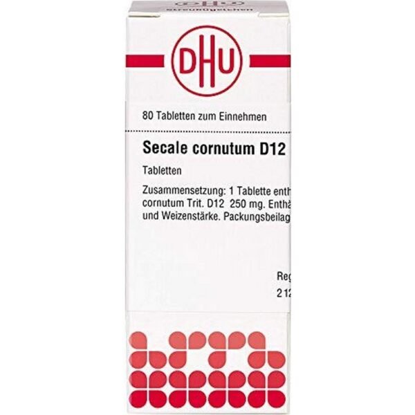 DHU Secale cornutum D12 tablets, 80 pieces