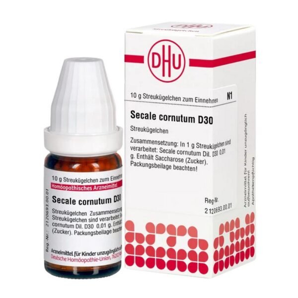 DHU Secale Cornutum D30 globules, 10g