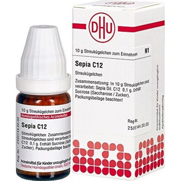 DHU Sepia C12 globules, 10g