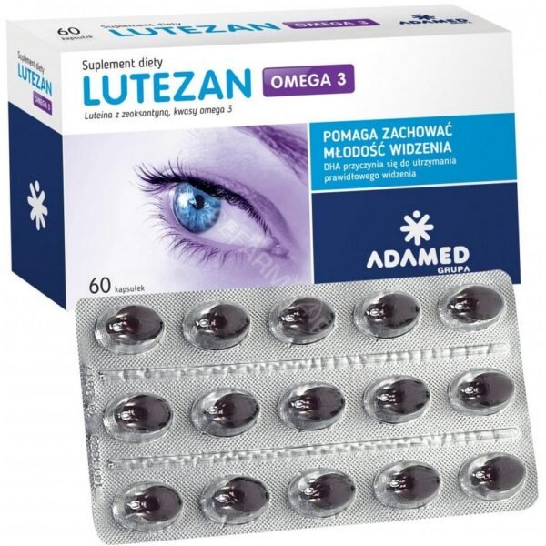 Adamed Sp. z o.o.,Dietary supplement Adamed Group Lutezan Premium lutein capsules 60 pcs.,Suplement diety Grupa Adamed Lutezan Premium luteina kapsułki 60 szt.