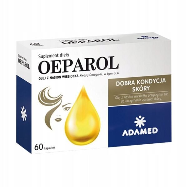Adamed Sp. z o.o.,Dietary supplement Grupa Adamed Oeparol evening primrose oil capsules 65 g 60 pcs.,Suplement diety Grupa Adamed Oeparol olej z wiesiołka kapsułki 65 g 60 szt.
