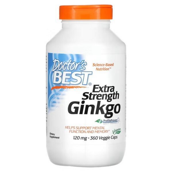 Doctor's Best, Extra Strength Ginkgo, Extra Strength Ginkgo, 120 mg, 360 Vegetarian Capsules,Doctor's Best, Extra Strength Ginkgo, extra starker Ginkgo, 120 mg, 360 vegetarische Kapseln