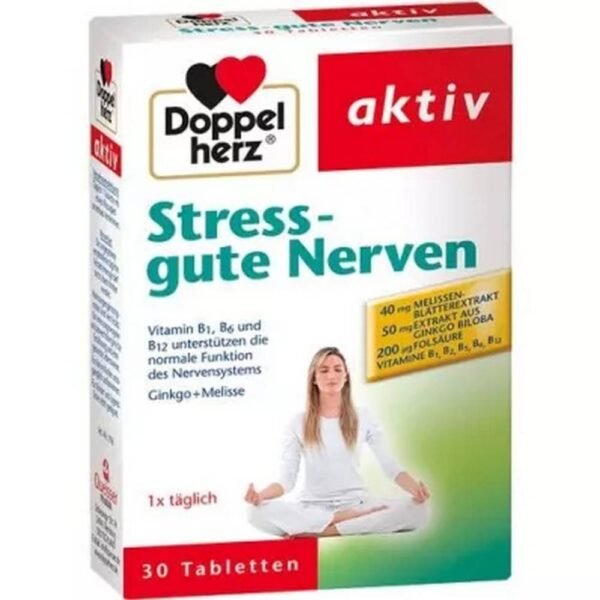 DOPPELHERZ Stress good nerve tablets, 30 pcs