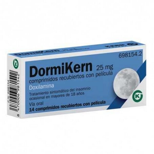 Dormikern 25 MG 14 Coated Tablets
