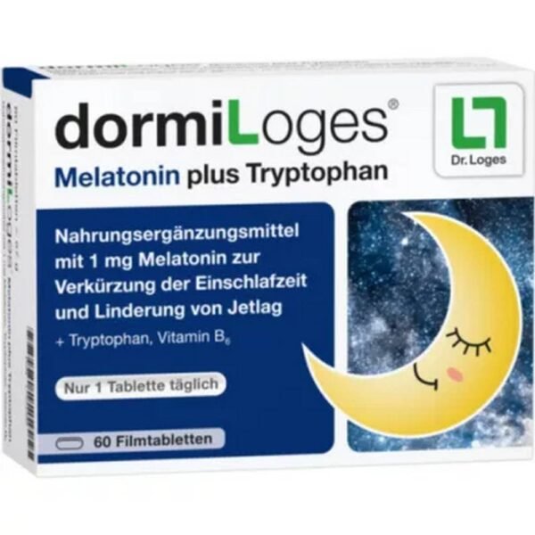 DORMILOGES Melatonin plus tablets, 60 pcs