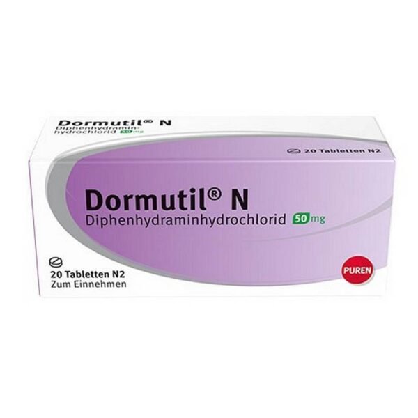 DORMUTIL N tablets, 20 pcs