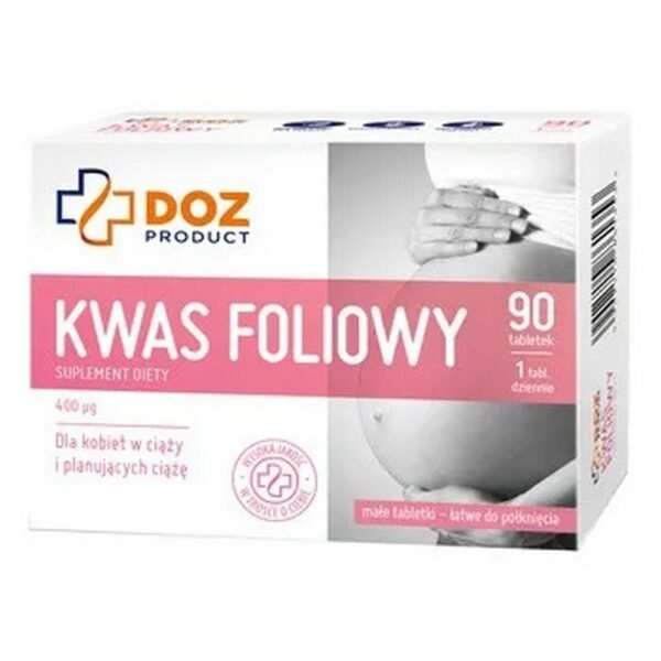 DOZ PRODUCT Folic acid, tablets, 90 pcs.