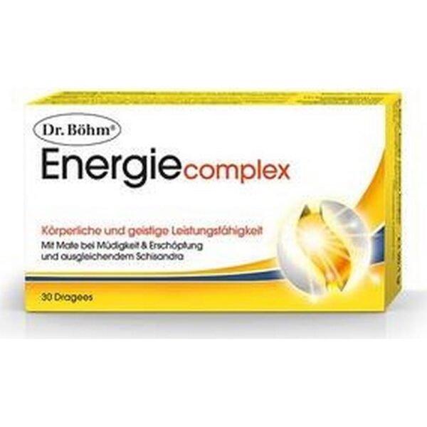 Dr. Böhm Energy complex dragees, 30 pieces,Dr. Böhm Energie complex Dragees, 30 Stück